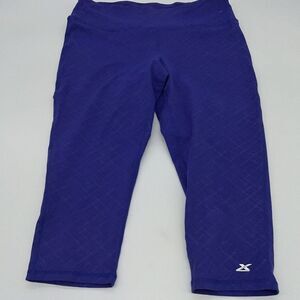 Gander Mountain GSX Blue Capri leggings size large